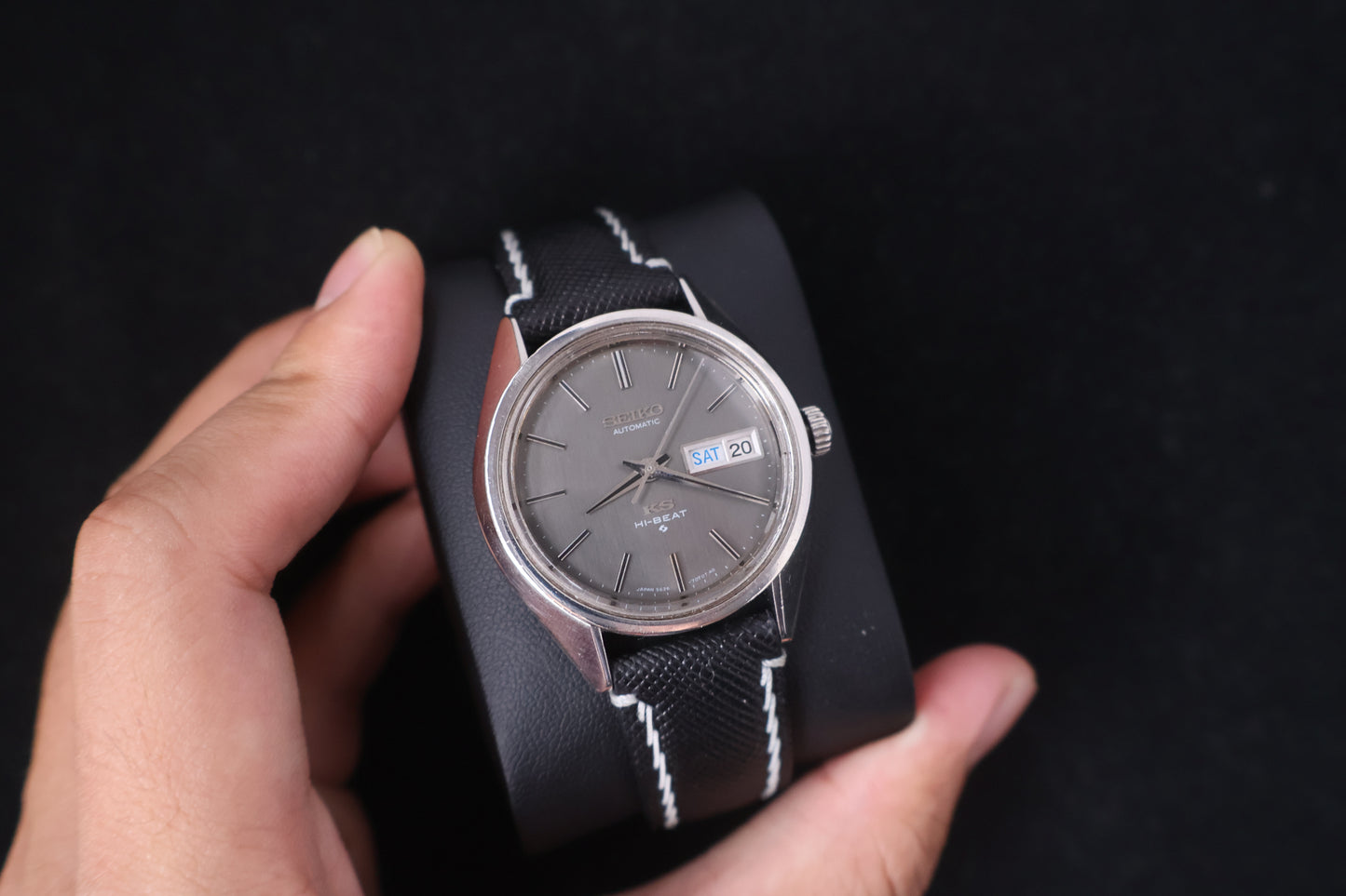 (SERVICED) Rare Vintage 1972 King Seiko KS Hi-Beat 25 Jewels 5626-7110
