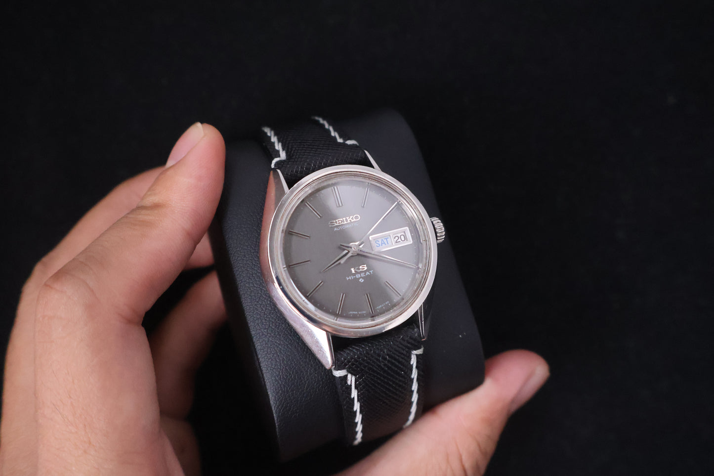 (SERVICED) Rare Vintage 1972 King Seiko KS Hi-Beat 25 Jewels 5626-7110