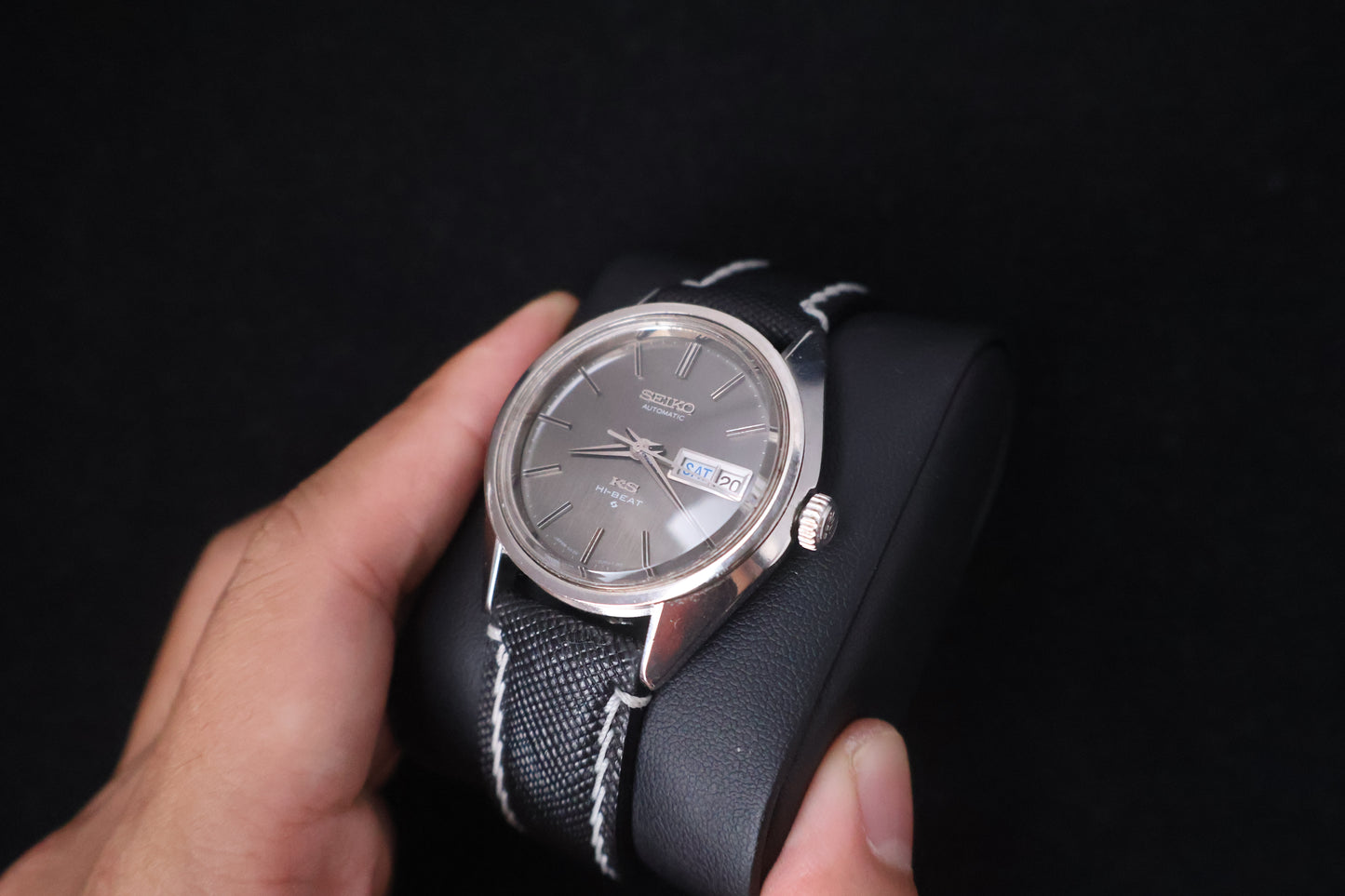 (SERVICED) Rare Vintage 1972 King Seiko KS Hi-Beat 25 Jewels 5626-7110