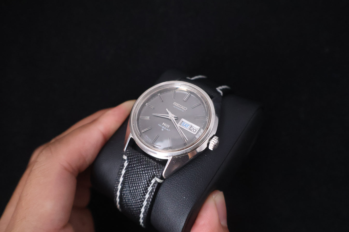 (SERVICED) Rare Vintage 1972 King Seiko KS Hi-Beat 25 Jewels 5626-7110
