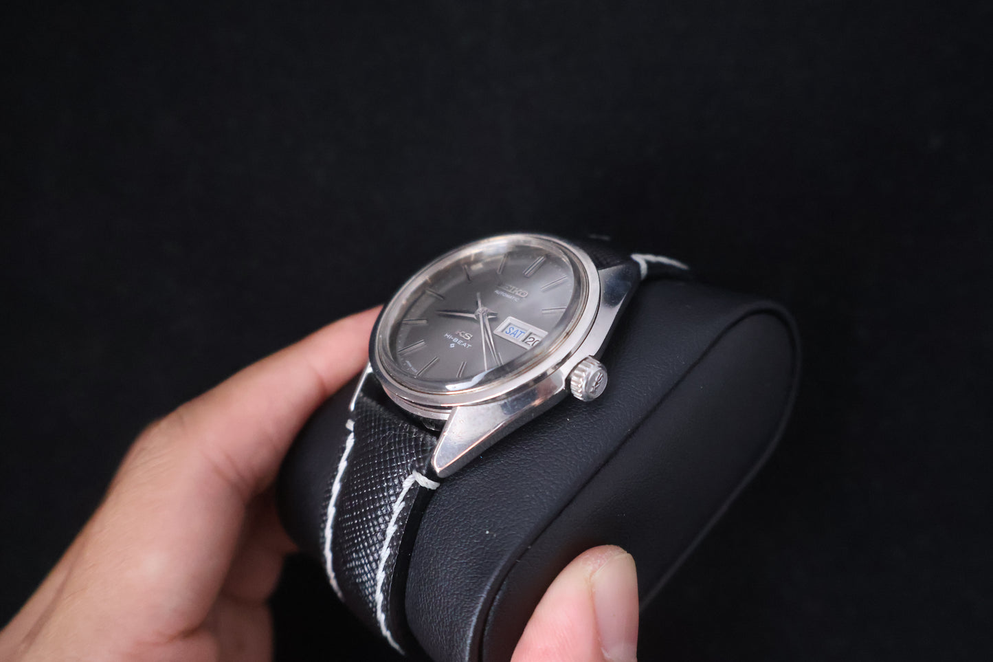 (SERVICED) Rare Vintage 1972 King Seiko KS Hi-Beat 25 Jewels 5626-7110