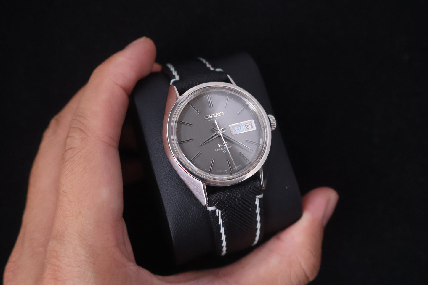 (SERVICED) Rare Vintage 1972 King Seiko KS Hi-Beat 25 Jewels 5626-7110