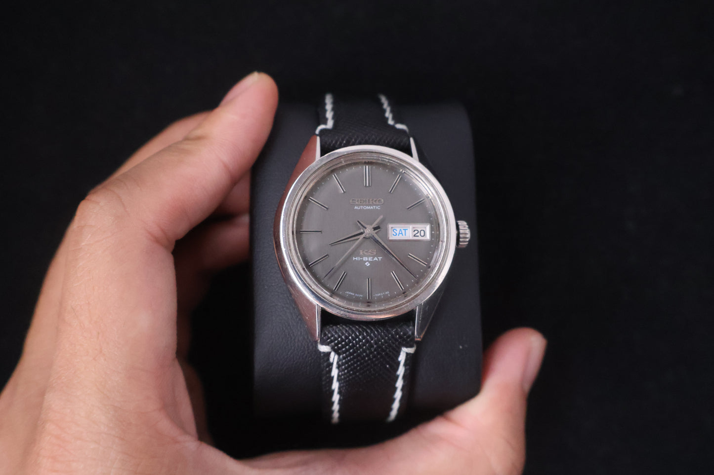 (SERVICED) Rare Vintage 1972 King Seiko KS Hi-Beat 25 Jewels 5626-7110