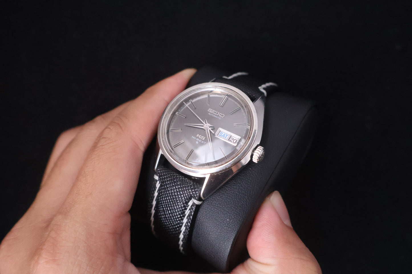 (SERVICED) Rare Vintage 1972 King Seiko KS Hi-Beat 25 Jewels 5626-7110