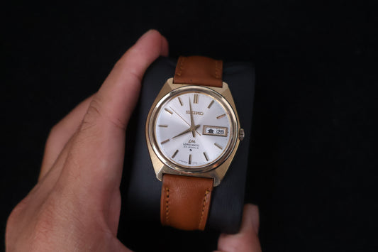 (SERVICED) Rare Vintage 1970s Seiko Lord Matic LM SGP 23 Jewels 5606-7000