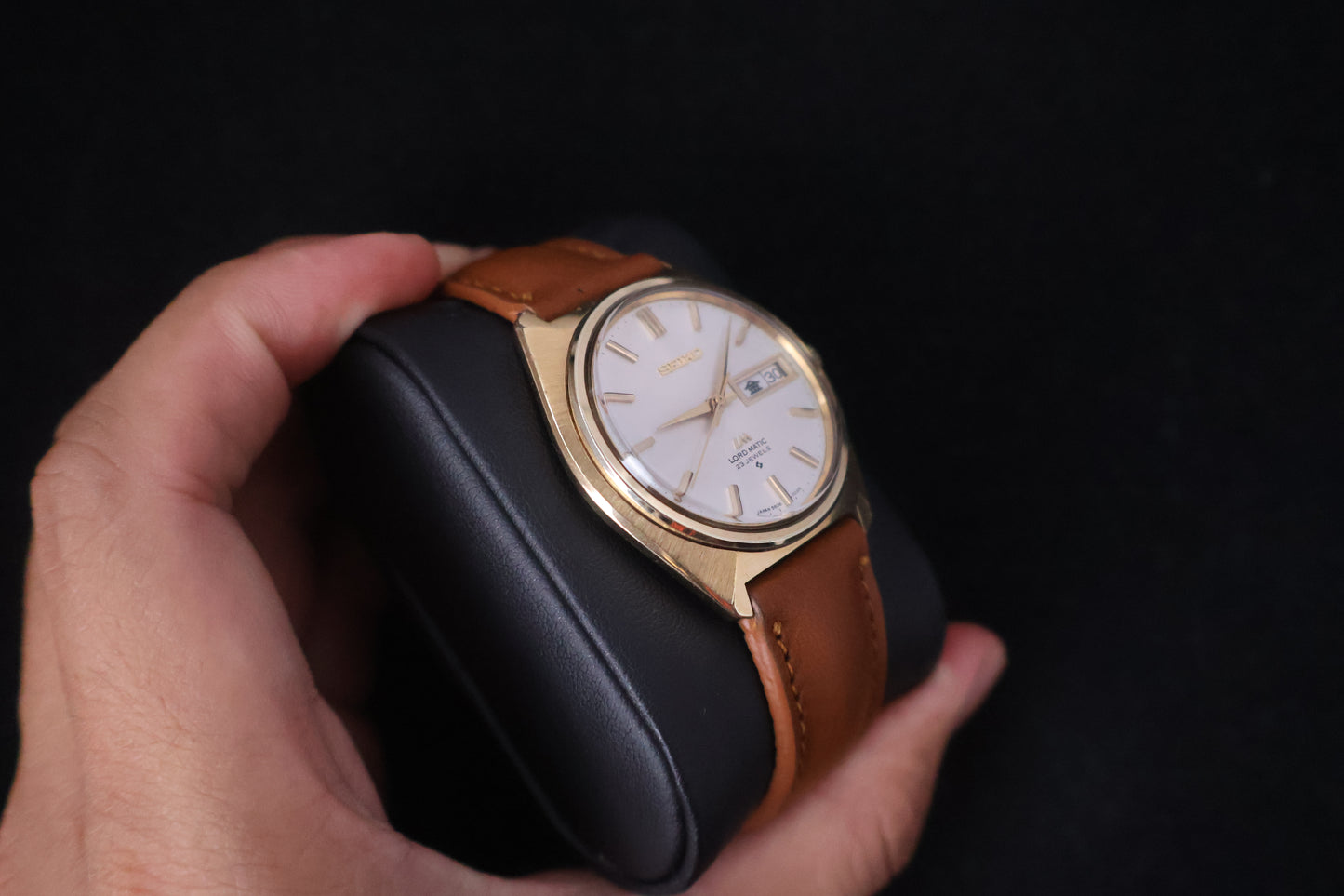 (SERVICED) Rare Vintage 1970s Seiko Lord Matic LM SGP 23 Jewels 5606-7000