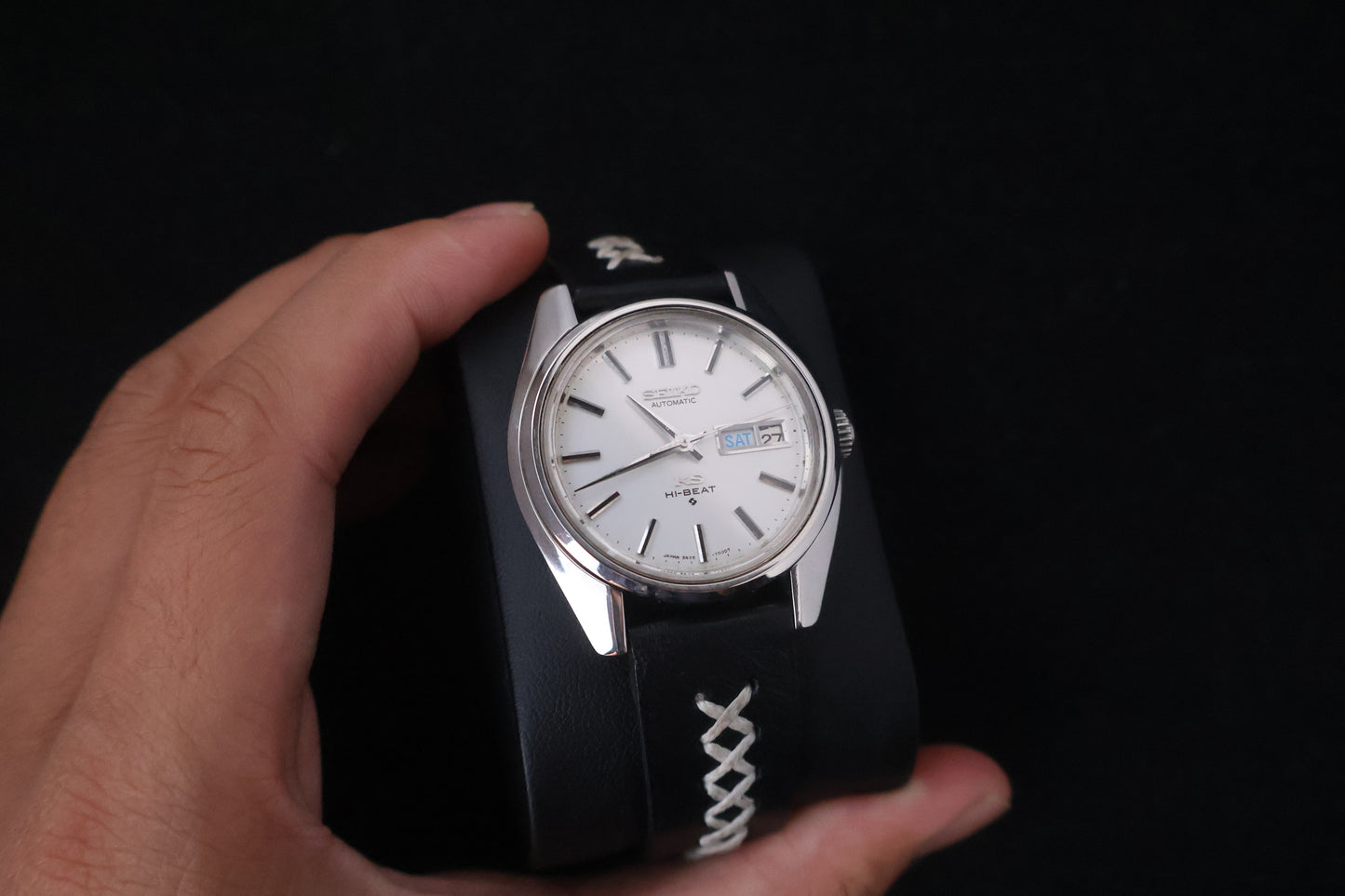 (SERVICED) Rare Vintage 1970 King Seiko KS Hi-Beat Gold Medallion 5626-7000