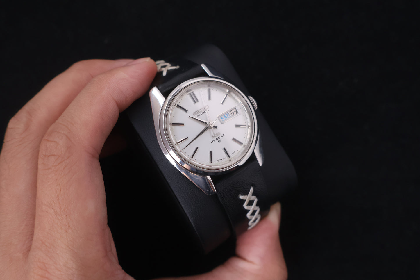 (SERVICED) Rare Vintage 1970 King Seiko KS Hi-Beat Gold Medallion 5626-7000