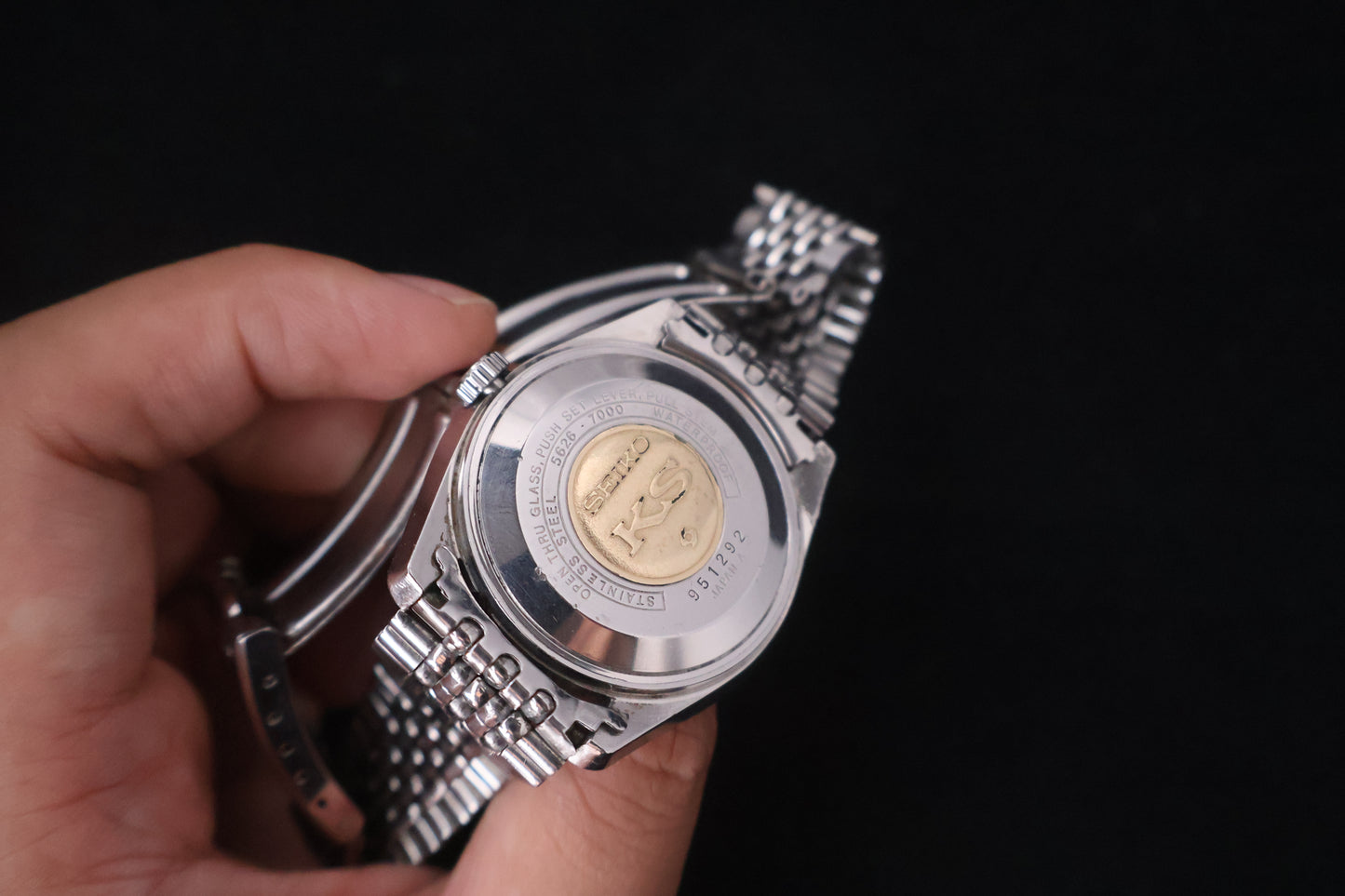 (SERVICED) Rare Vintage 1969 King Seiko KS Hi-Beat Gold Medallion 25 Jewels 5626-7000