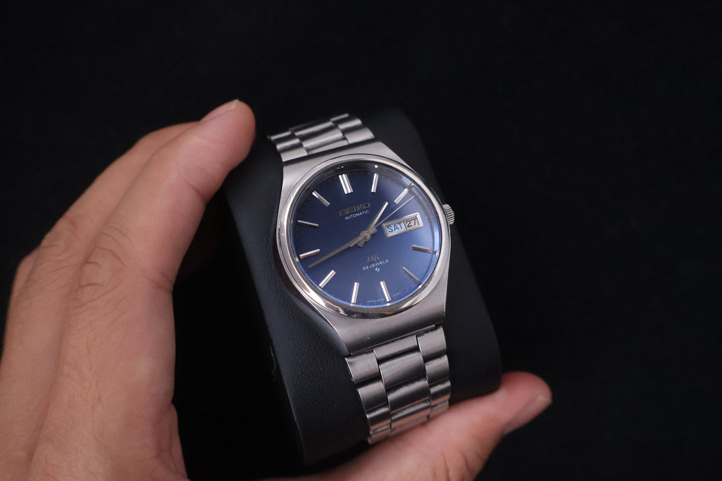 (SERVICED) Rare Vintage 1975 Seiko Lord Matic LM 23 Jewels 5606-8090