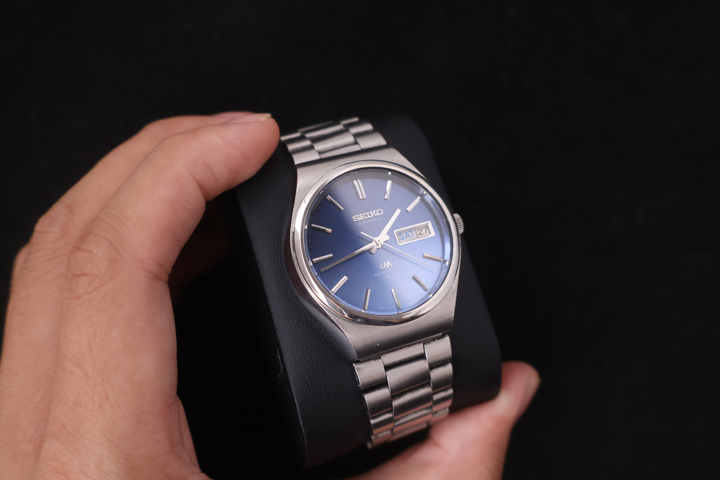 (SERVICED) Rare Vintage 1975 Seiko Lord Matic LM 23 Jewels 5606-8090