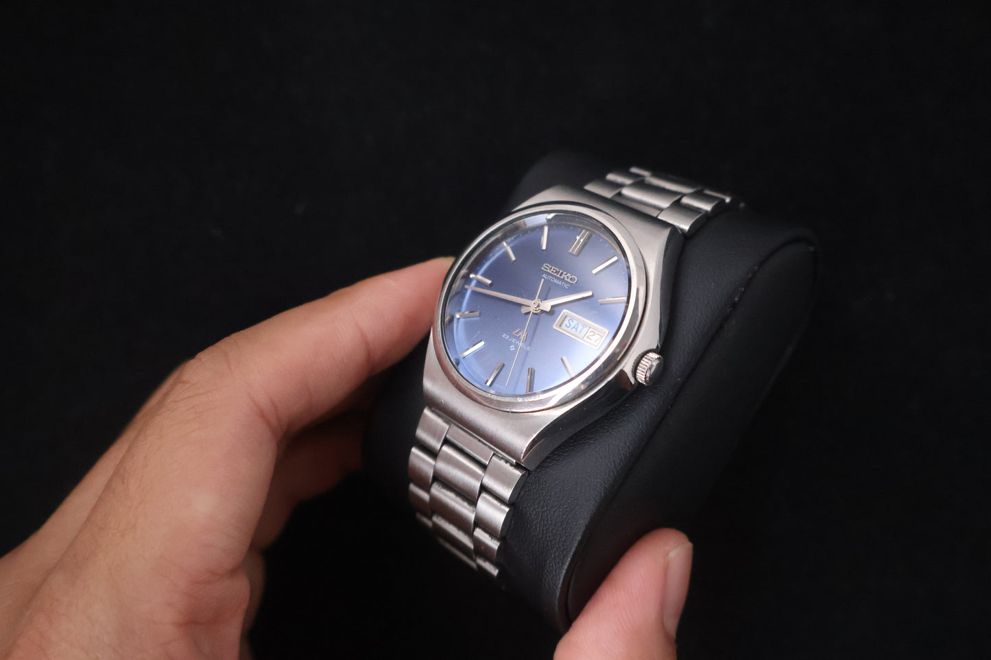 (SERVICED) Rare Vintage 1975 Seiko Lord Matic LM 23 Jewels 5606-8090