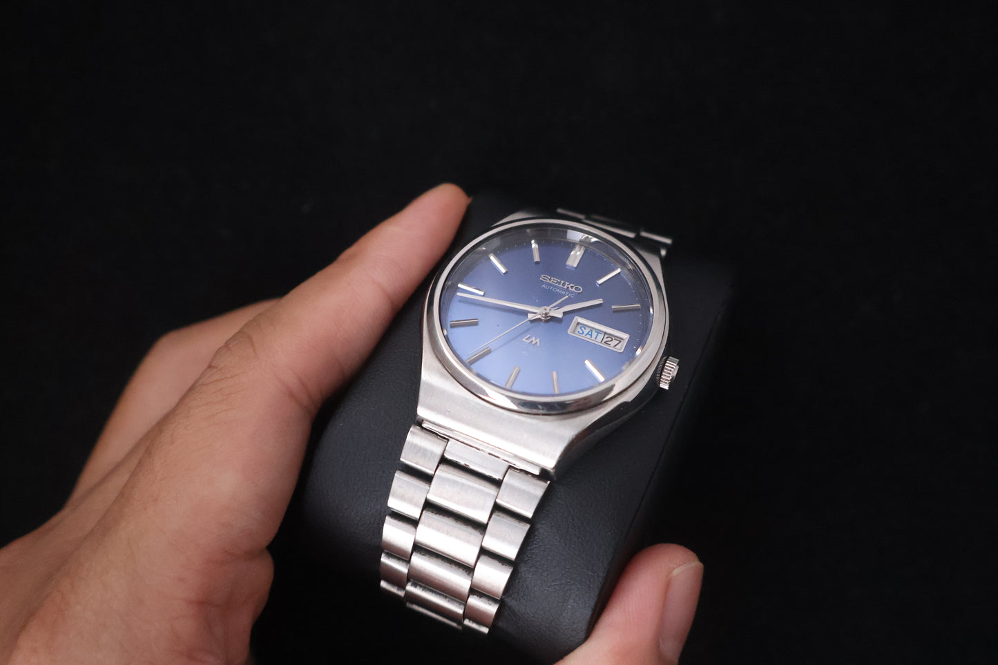(SERVICED) Rare Vintage 1975 Seiko Lord Matic LM 23 Jewels 5606-8090