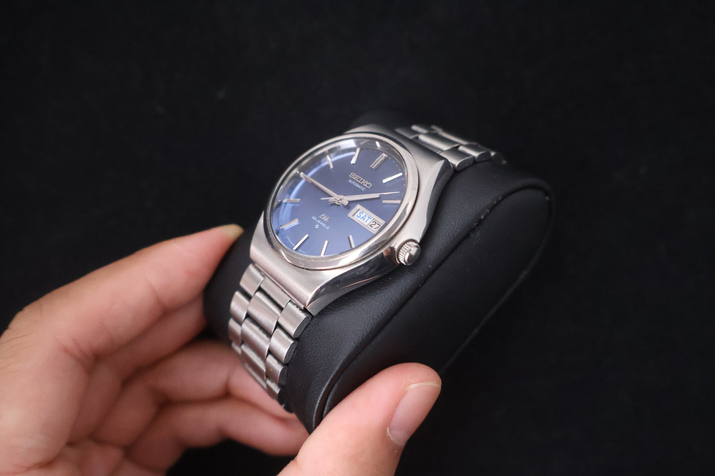 (SERVICED) Rare Vintage 1975 Seiko Lord Matic LM 23 Jewels 5606-8090