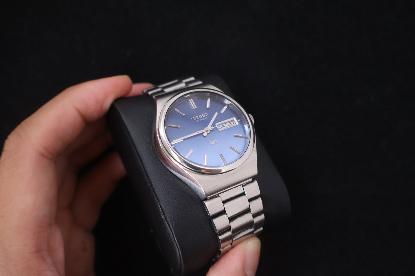 (SERVICED) Rare Vintage 1975 Seiko Lord Matic LM 23 Jewels 5606-8090