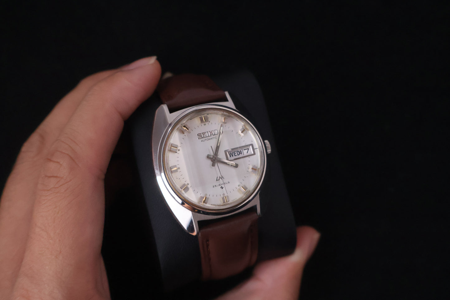 (SERVICED) Rare Vintage 1973 Seiko Lord Matic LM 23 Jewels 5606-7230