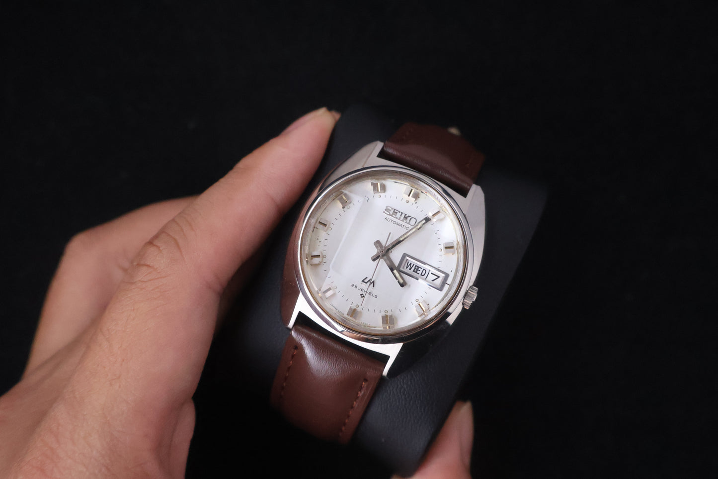 (SERVICED) Rare Vintage 1973 Seiko Lord Matic LM 23 Jewels 5606-7230