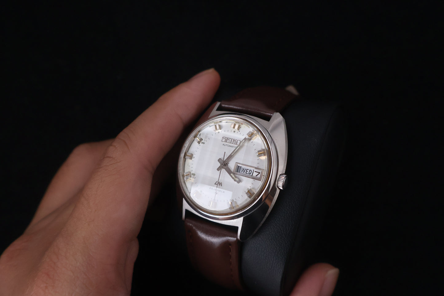 (SERVICED) Rare Vintage 1973 Seiko Lord Matic LM 23 Jewels 5606-7230