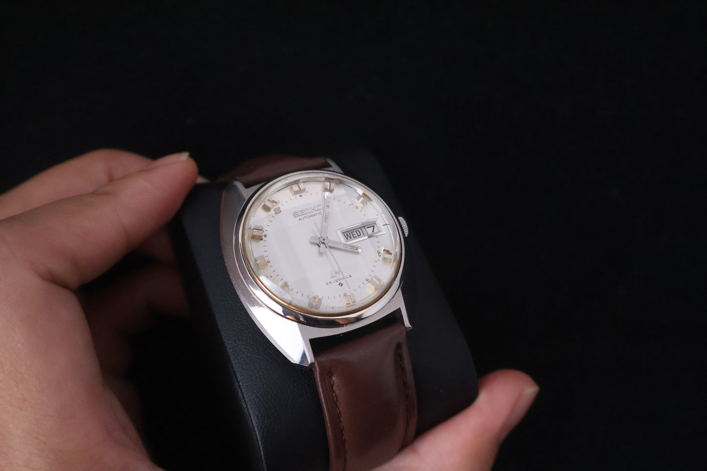 (SERVICED) Rare Vintage 1973 Seiko Lord Matic LM 23 Jewels 5606-7230