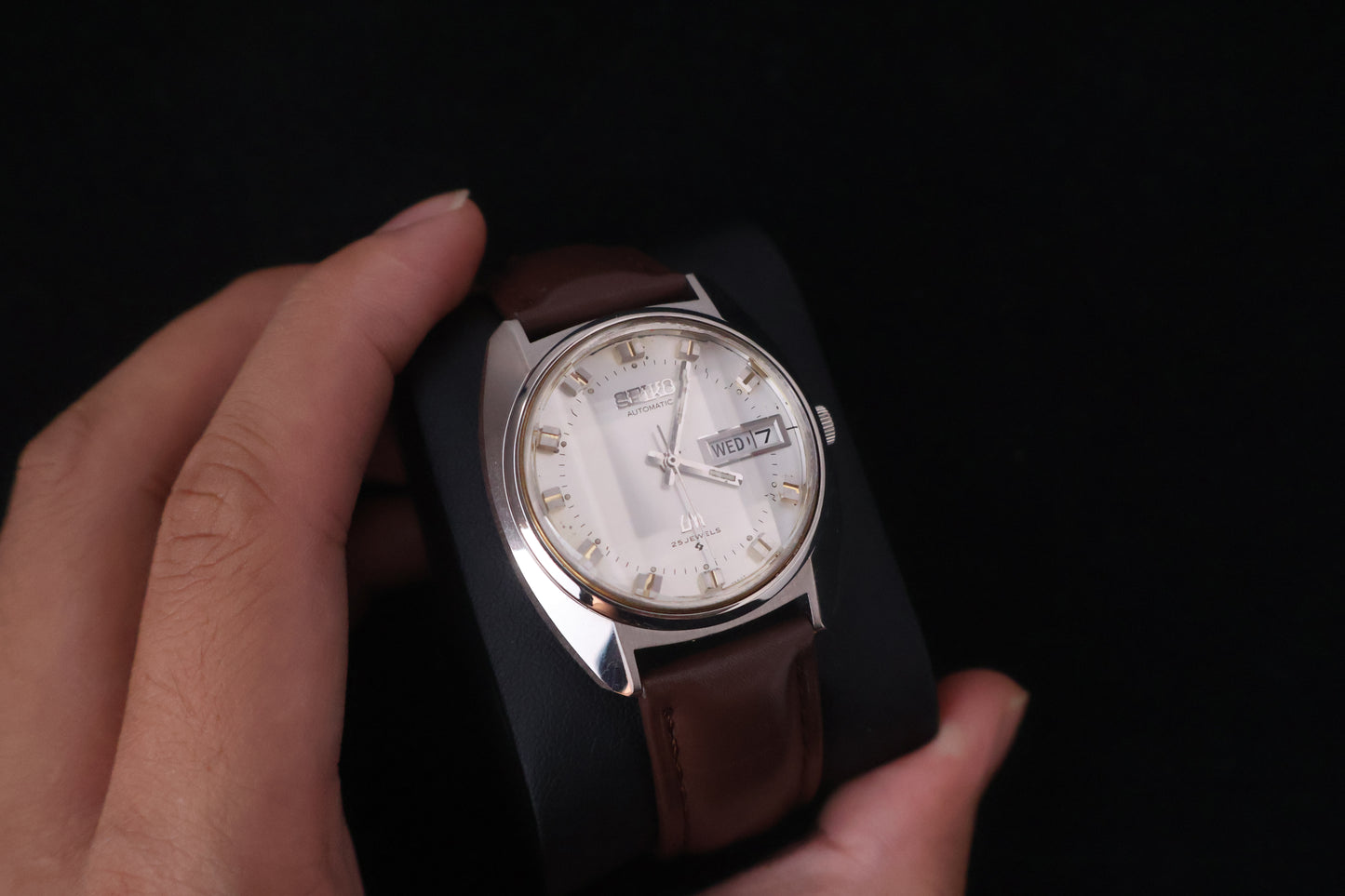 (SERVICED) Rare Vintage 1973 Seiko Lord Matic LM 23 Jewels 5606-7230