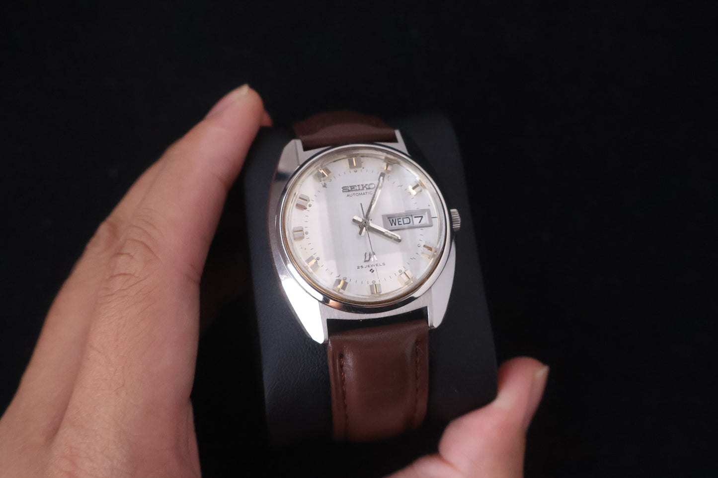 (SERVICED) Rare Vintage 1973 Seiko Lord Matic LM 23 Jewels 5606-7230
