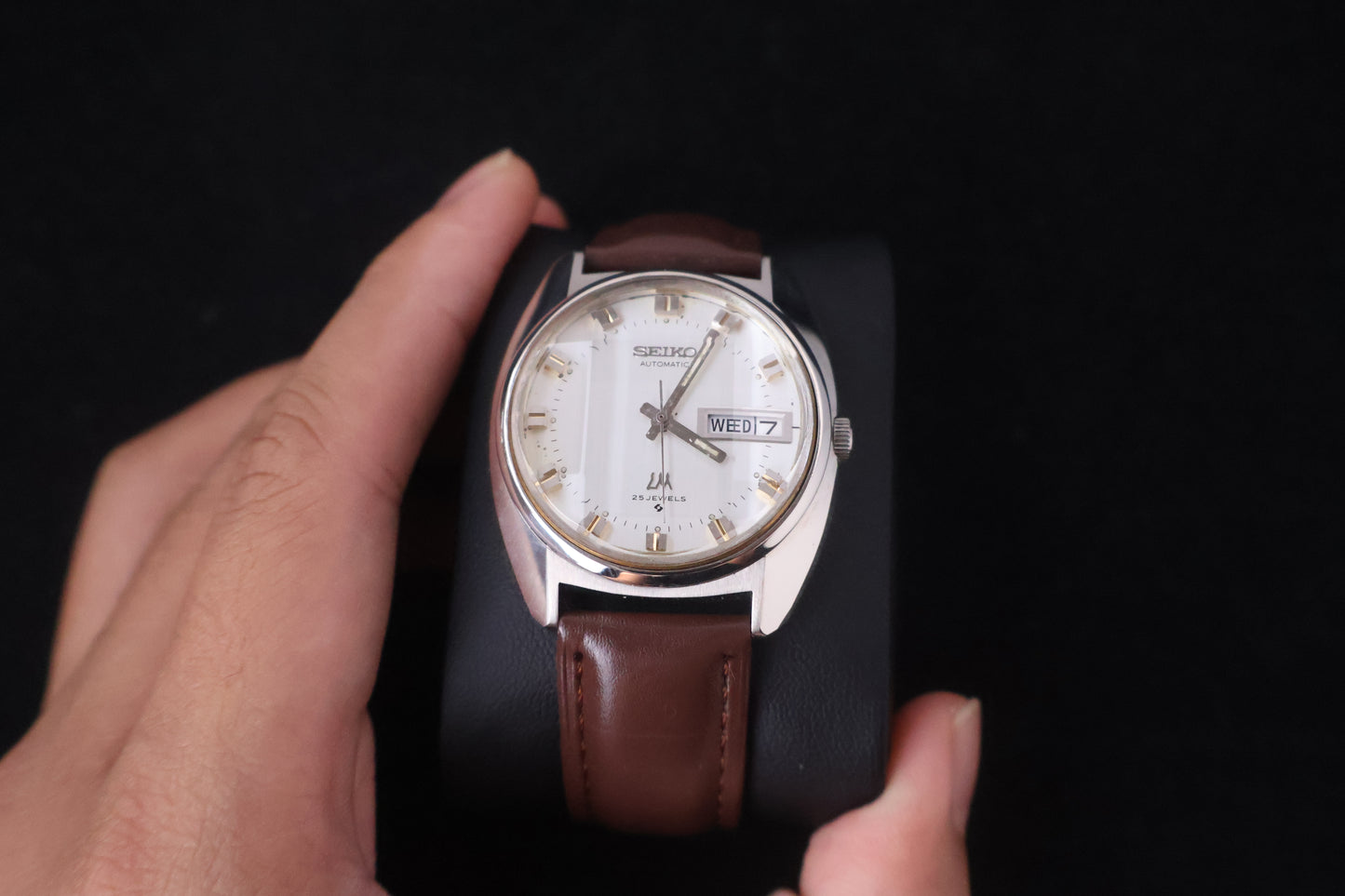 (SERVICED) Rare Vintage 1973 Seiko Lord Matic LM 23 Jewels 5606-7230