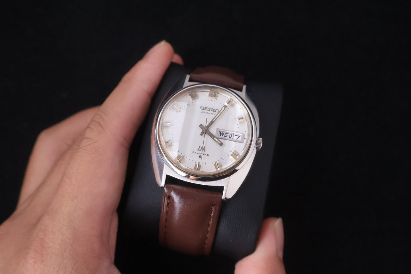 (SERVICED) Rare Vintage 1973 Seiko Lord Matic LM 23 Jewels 5606-7230