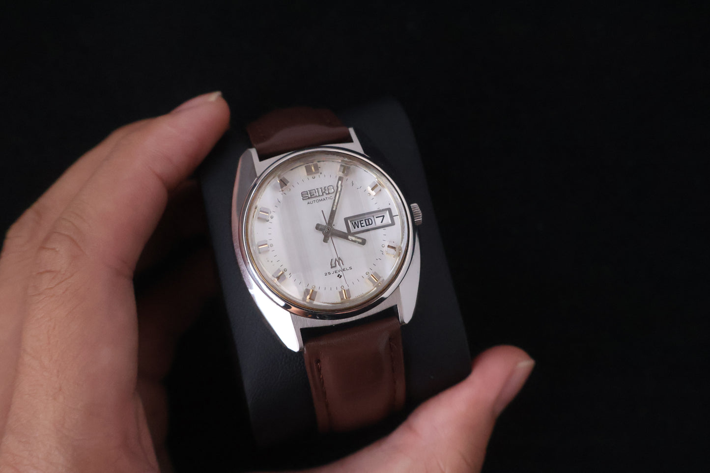 (SERVICED) Rare Vintage 1973 Seiko Lord Matic LM 23 Jewels 5606-7230