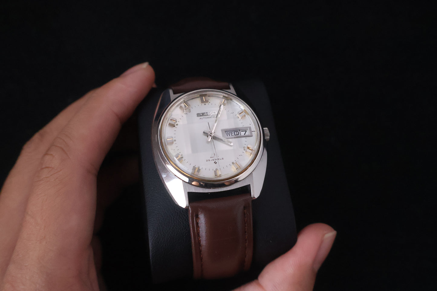 (SERVICED) Rare Vintage 1973 Seiko Lord Matic LM 23 Jewels 5606-7230