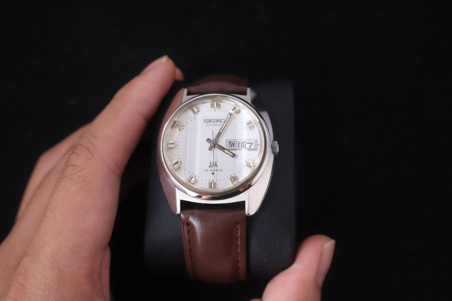 (SERVICED) Rare Vintage 1973 Seiko Lord Matic LM 23 Jewels 5606-7230