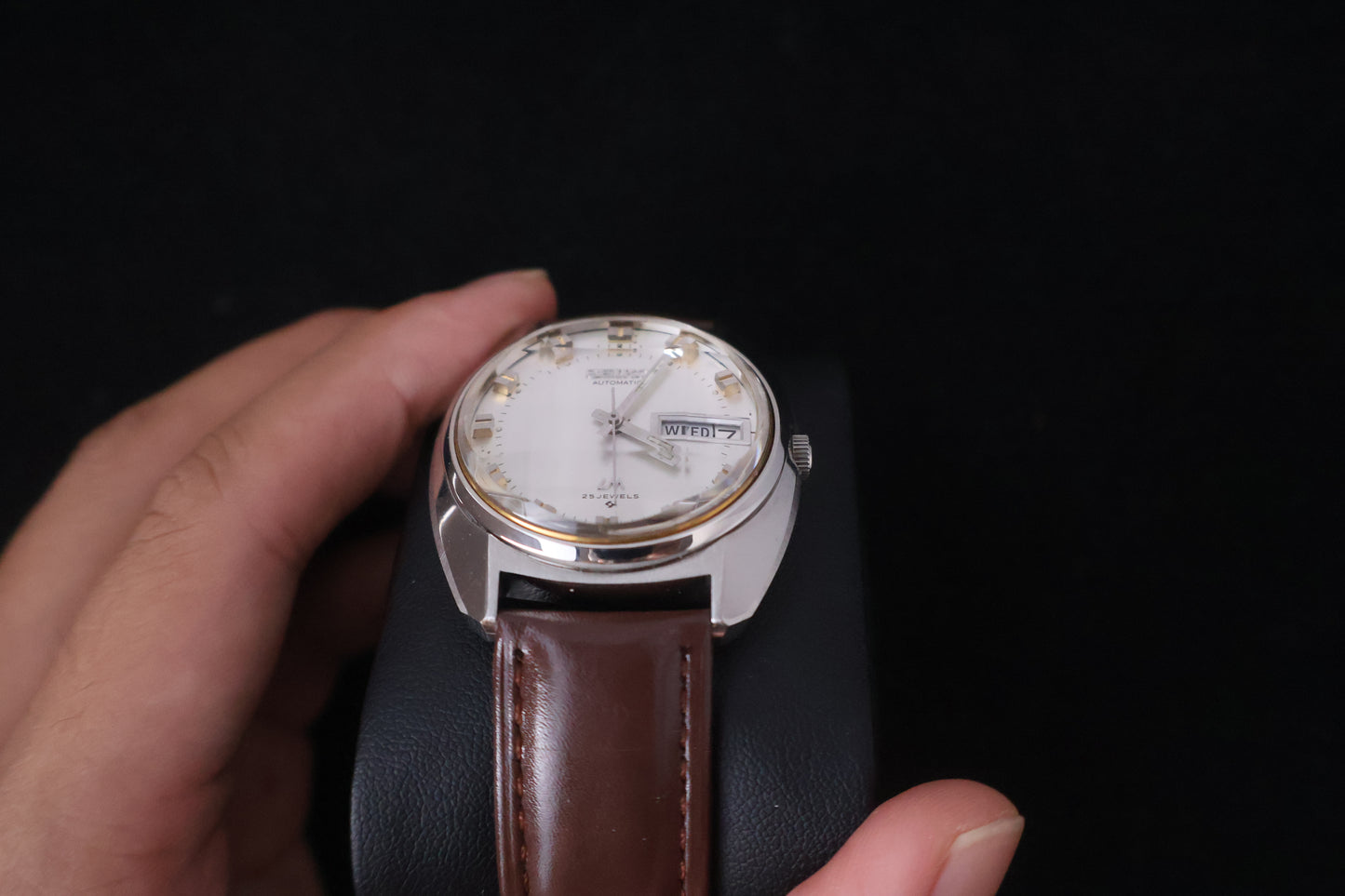 (SERVICED) Rare Vintage 1973 Seiko Lord Matic LM 23 Jewels 5606-7230