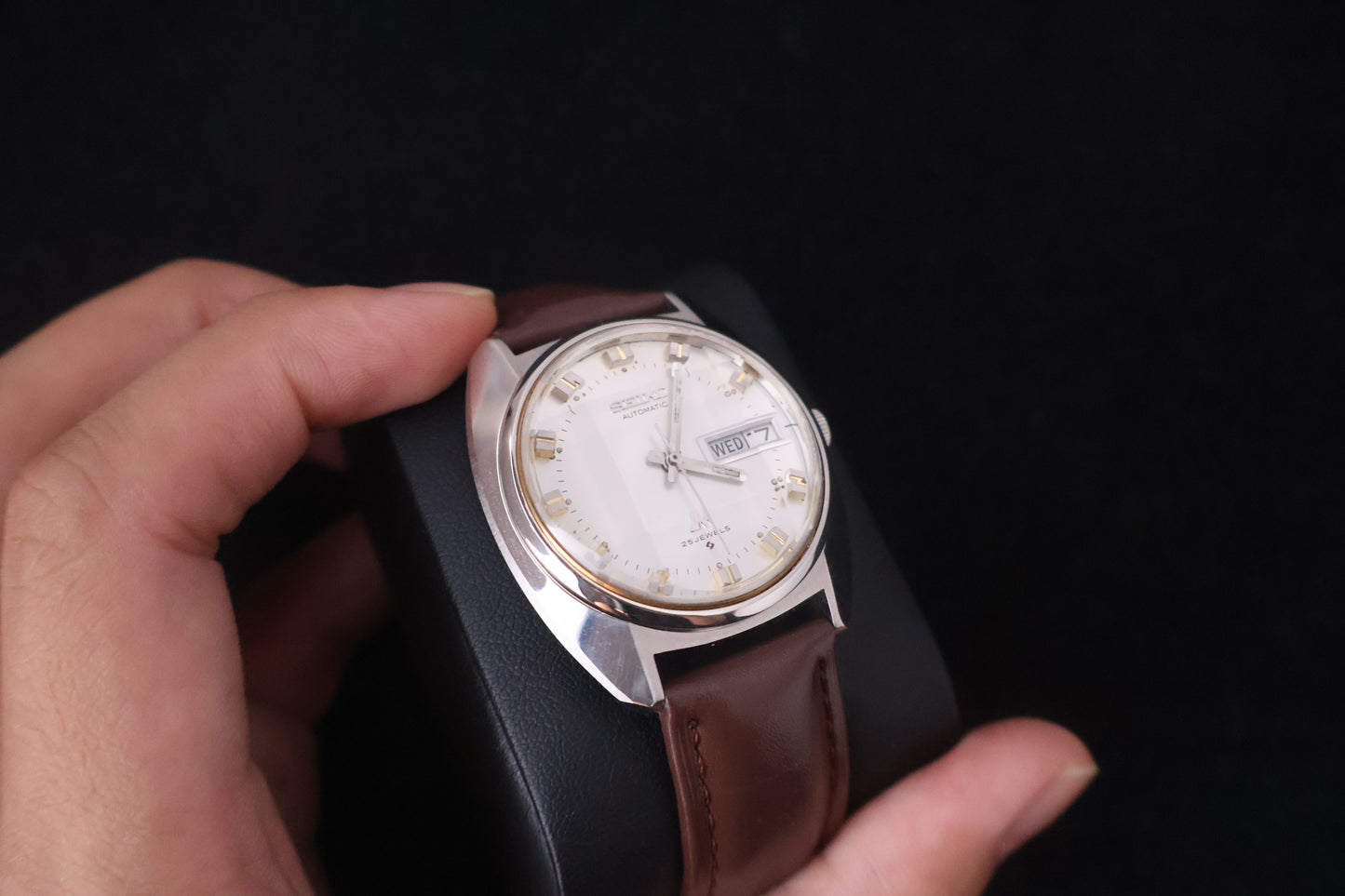 (SERVICED) Rare Vintage 1973 Seiko Lord Matic LM 23 Jewels 5606-7230