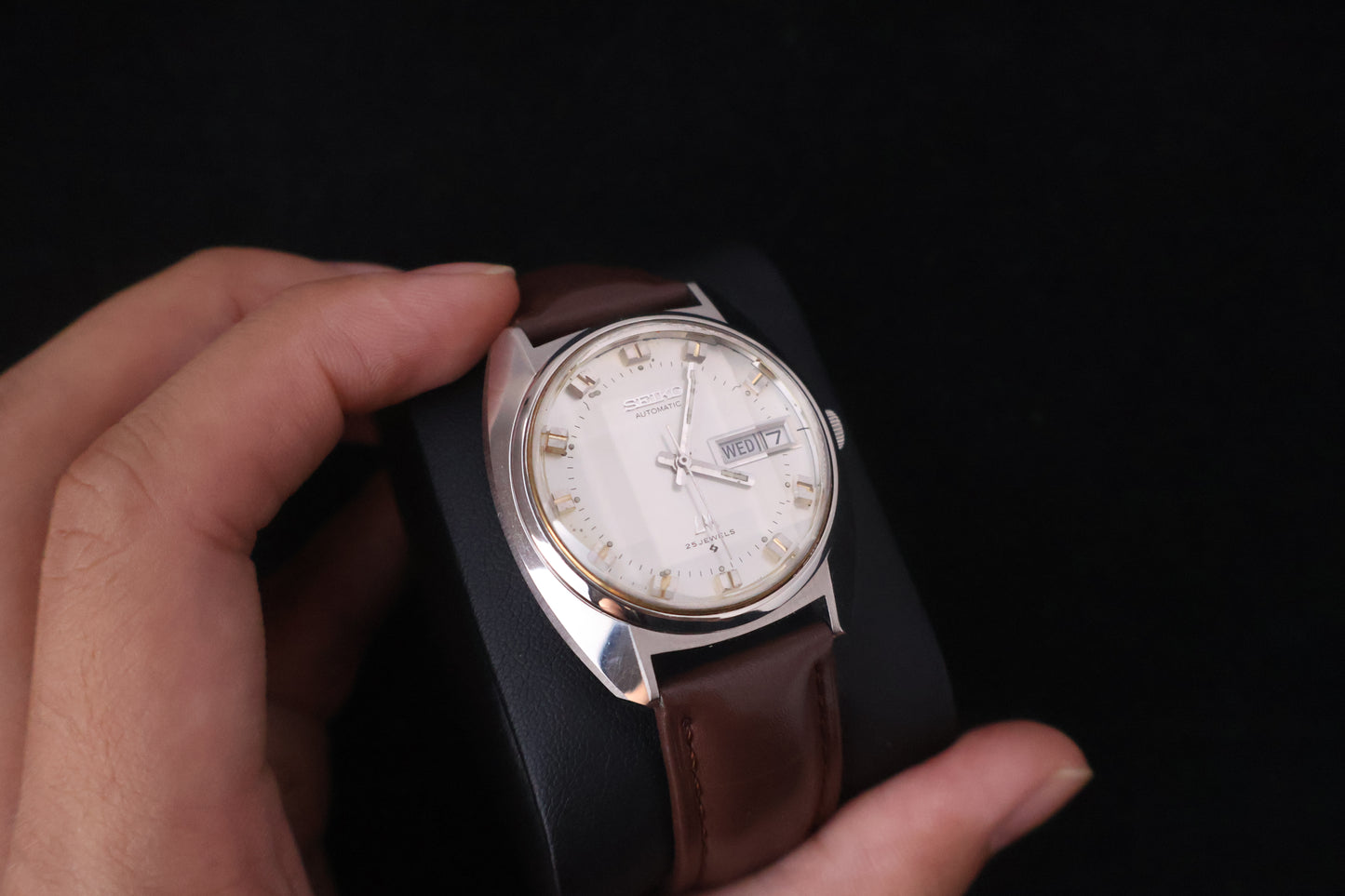 (SERVICED) Rare Vintage 1973 Seiko Lord Matic LM 23 Jewels 5606-7230