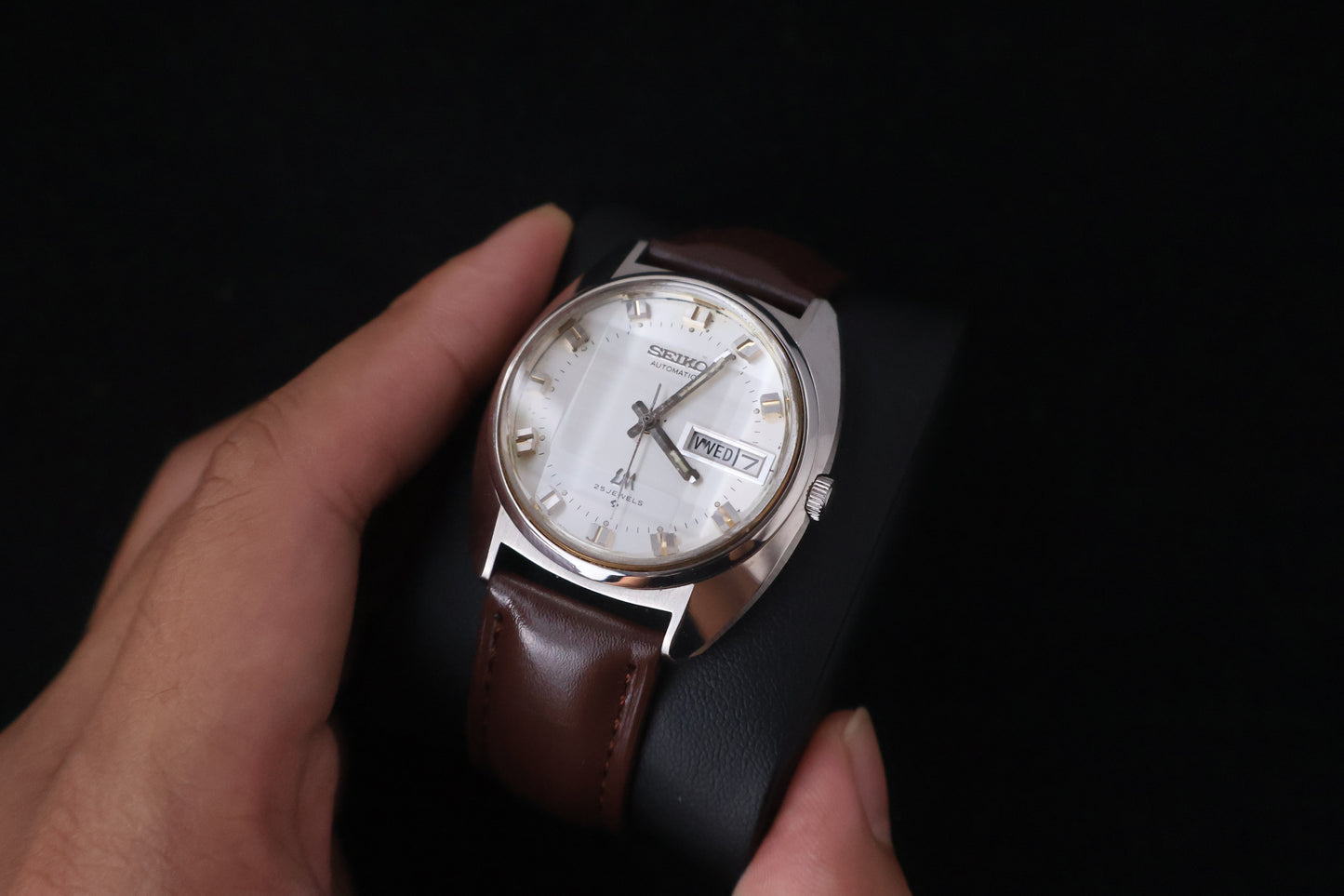 (SERVICED) Rare Vintage 1973 Seiko Lord Matic LM 23 Jewels 5606-7230