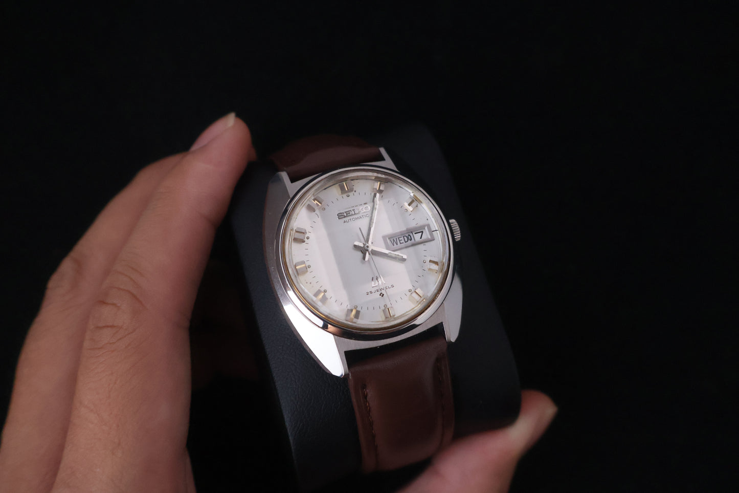 (SERVICED) Rare Vintage 1973 Seiko Lord Matic LM 23 Jewels 5606-7230