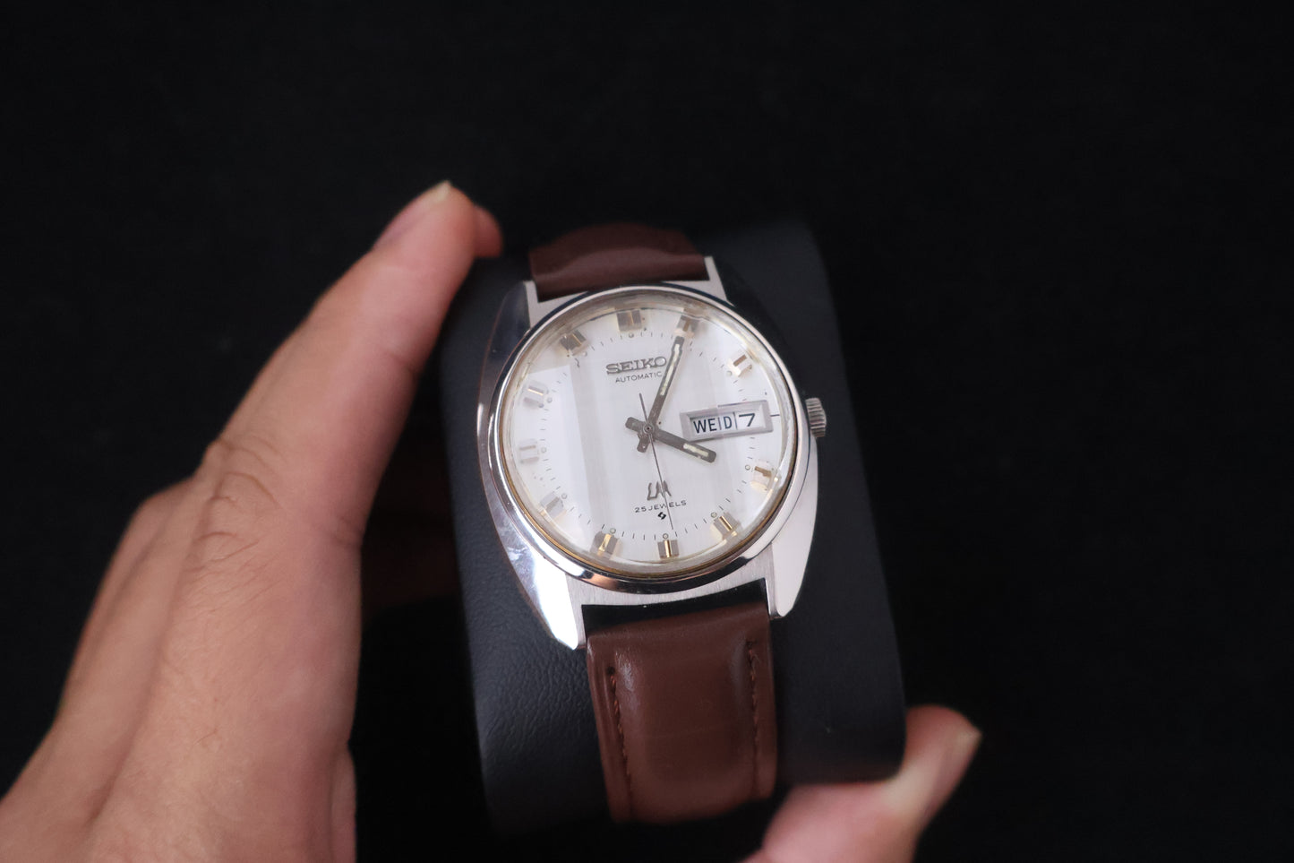 (SERVICED) Rare Vintage 1973 Seiko Lord Matic LM 23 Jewels 5606-7230