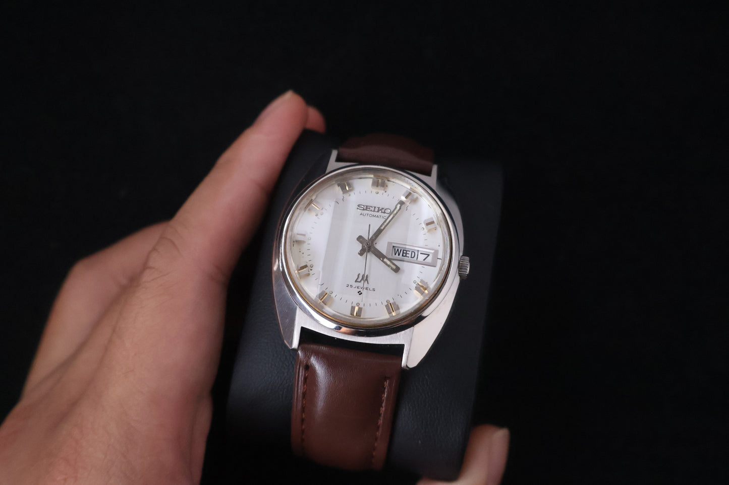 (SERVICED) Rare Vintage 1973 Seiko Lord Matic LM 23 Jewels 5606-7230