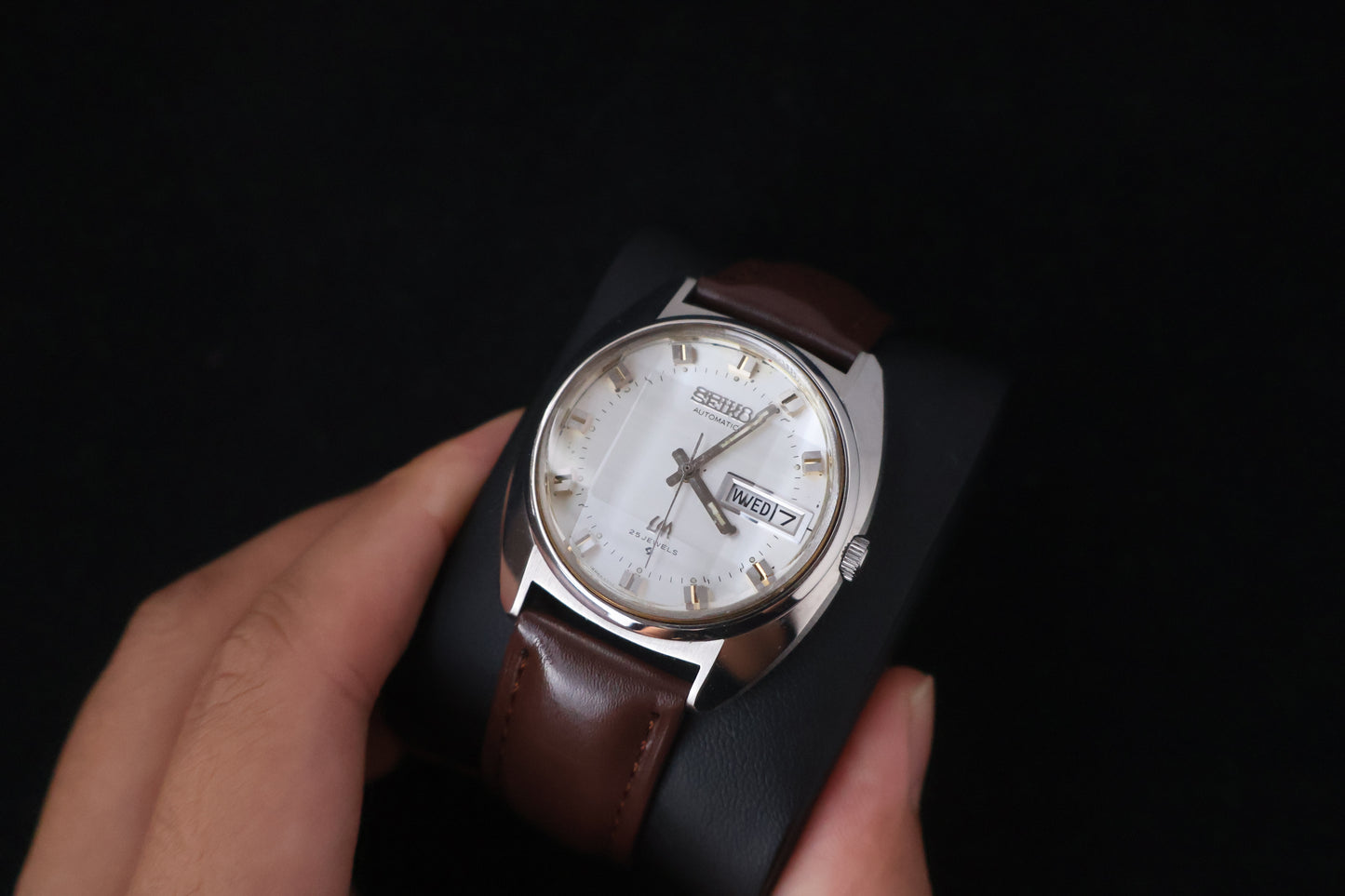 (SERVICED) Rare Vintage 1973 Seiko Lord Matic LM 23 Jewels 5606-7230