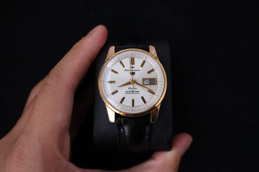 (SERVICED) Rare Vintage 1964 Seiko Sportsmatic 5 Deluxe 23 Jewels - Cal. 7606