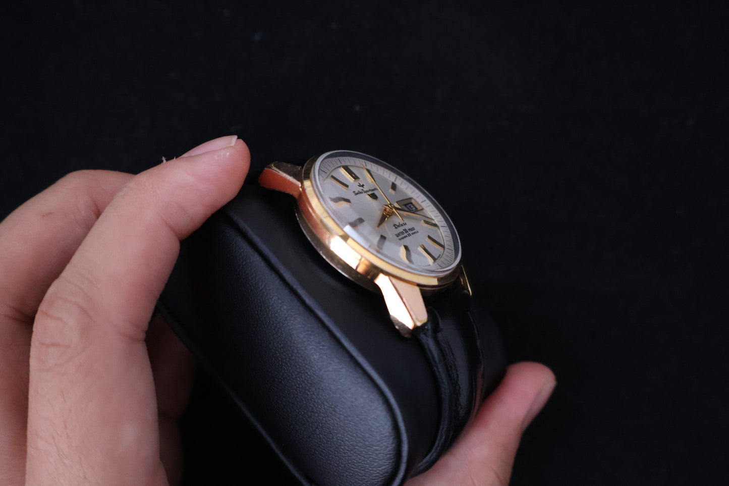 (SERVICED) Rare Vintage 1964 Seiko Sportsmatic 5 Deluxe 23 Jewels - Cal. 7606