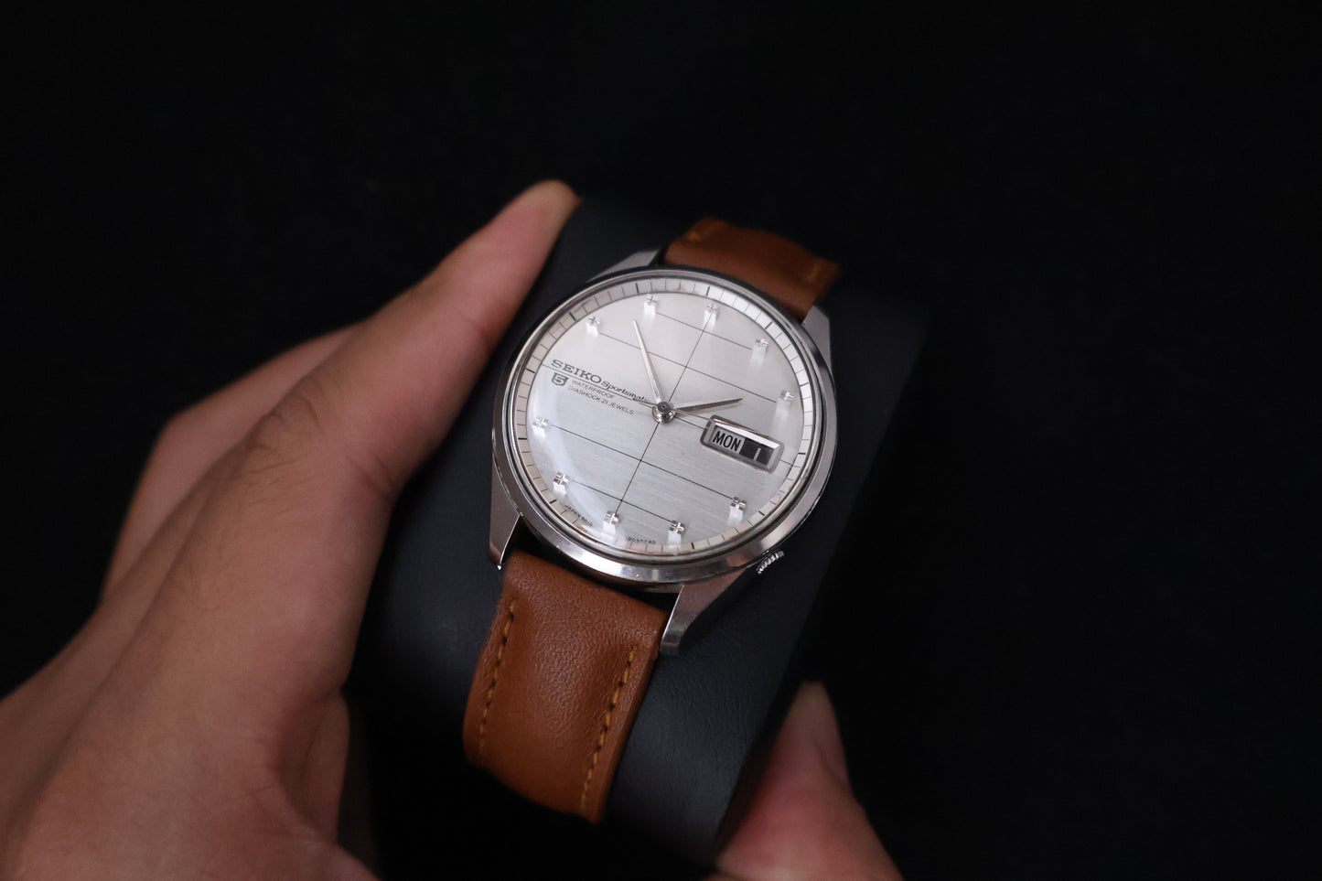 (SERVICED) Rare Vintage 1966 Seiko 5 Sportsmatic 21 Jewels 6619-8130