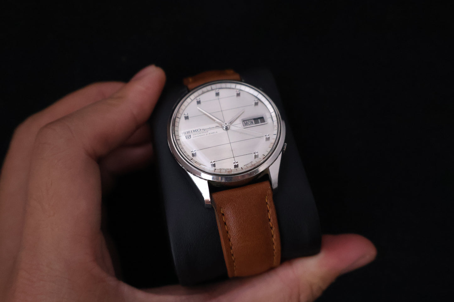 (SERVICED) Rare Vintage 1966 Seiko 5 Sportsmatic 21 Jewels 6619-8130