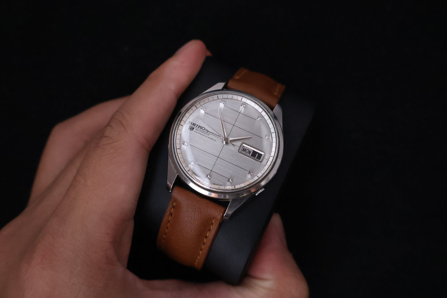 (SERVICED) Rare Vintage 1966 Seiko 5 Sportsmatic 21 Jewels 6619-8130