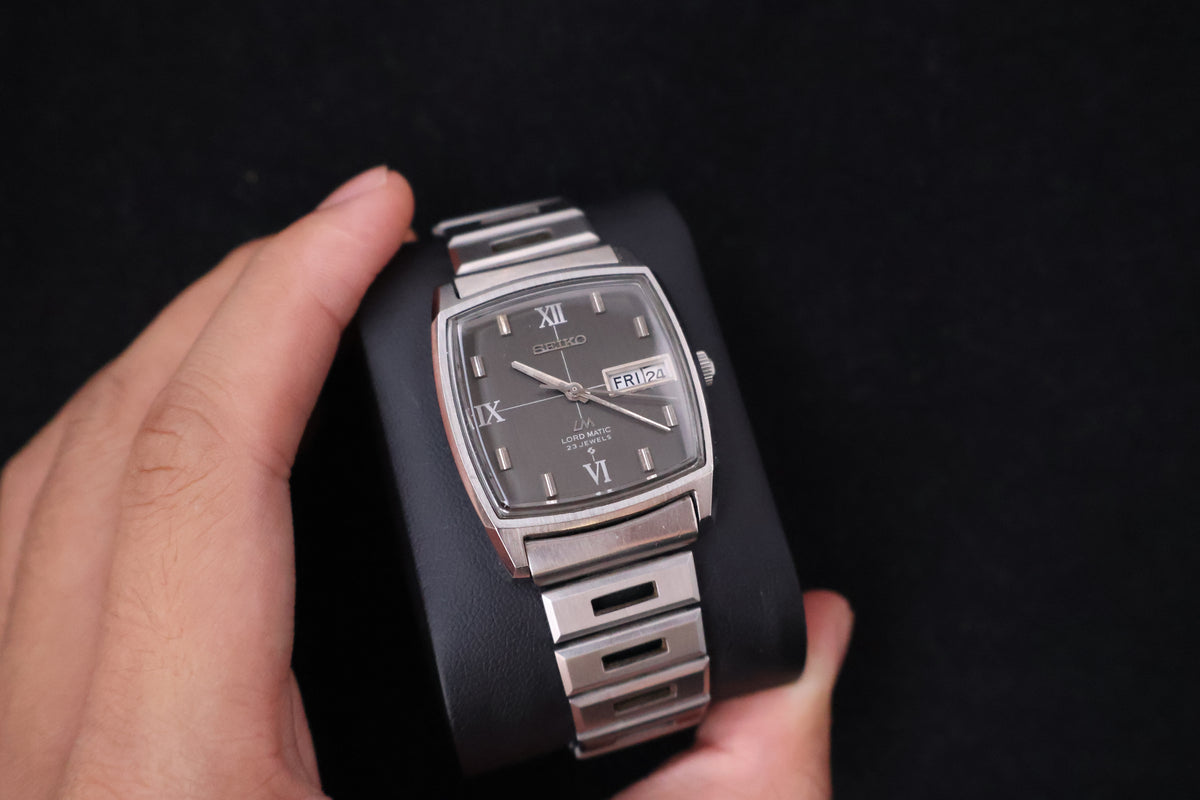(SERVICED) Rare Vintage 1972 Seiko Lord Matic LM 23 Jewels 5606-5000