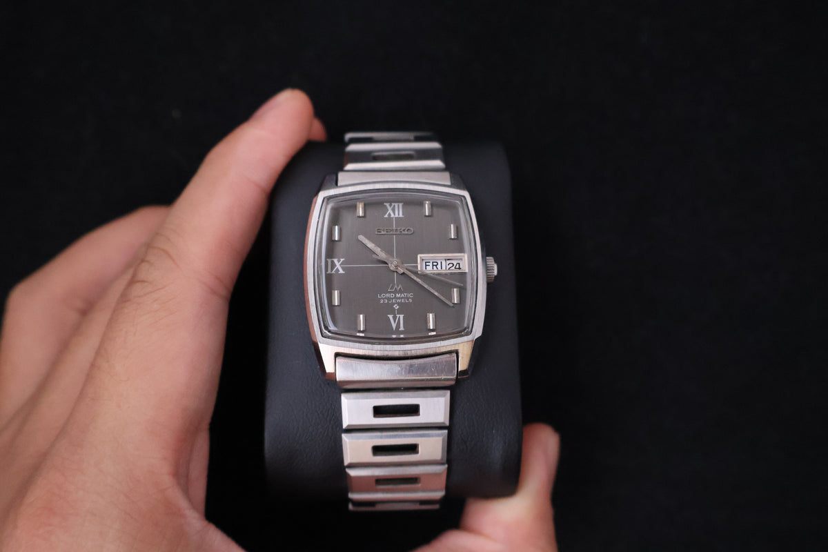 (SERVICED) Rare Vintage 1972 Seiko Lord Matic LM 23 Jewels 5606-5000