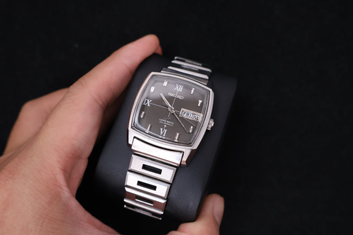 (SERVICED) Rare Vintage 1972 Seiko Lord Matic LM 23 Jewels 5606-5000