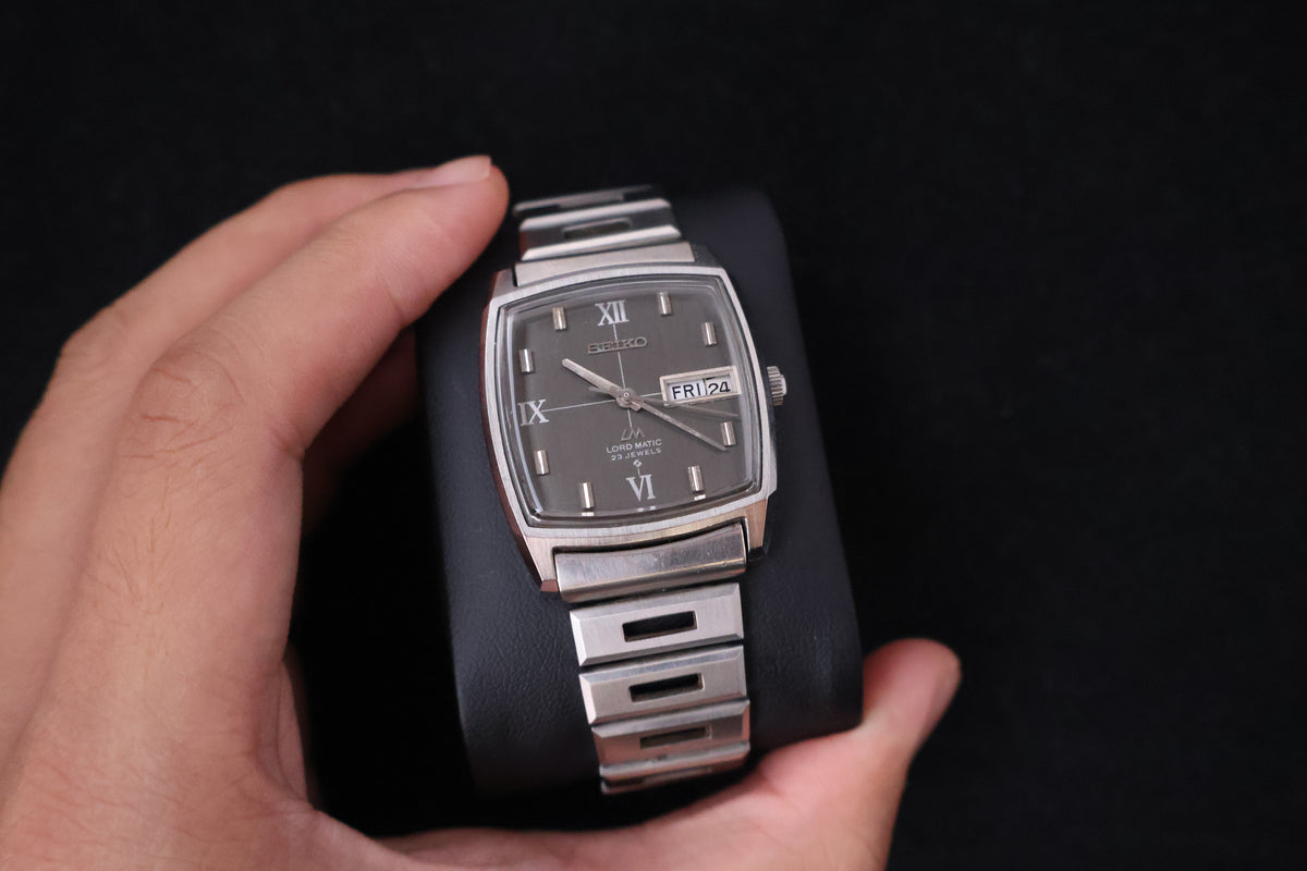 (SERVICED) Rare Vintage 1972 Seiko Lord Matic LM 23 Jewels 5606-5000