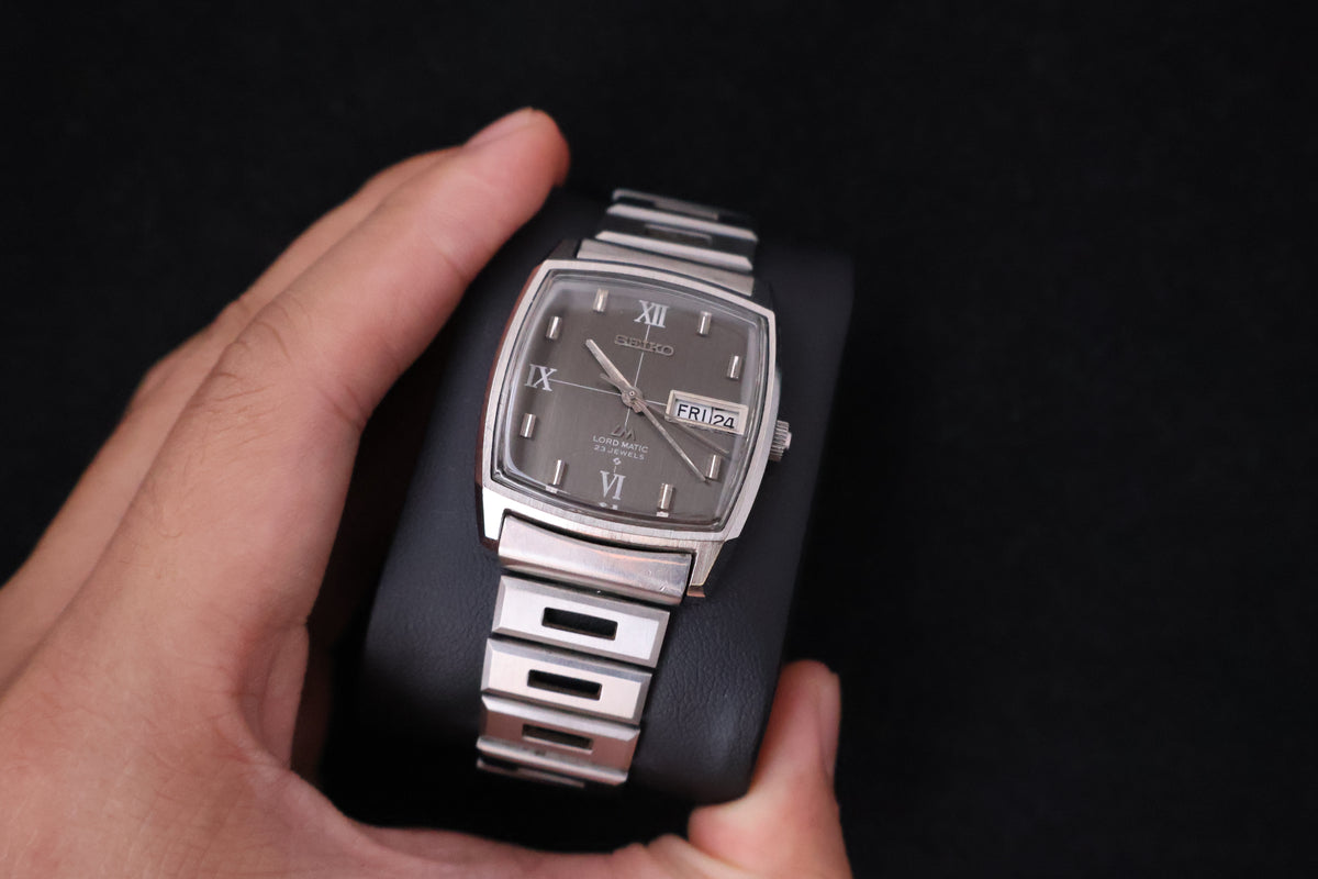 (SERVICED) Rare Vintage 1972 Seiko Lord Matic LM 23 Jewels 5606-5000