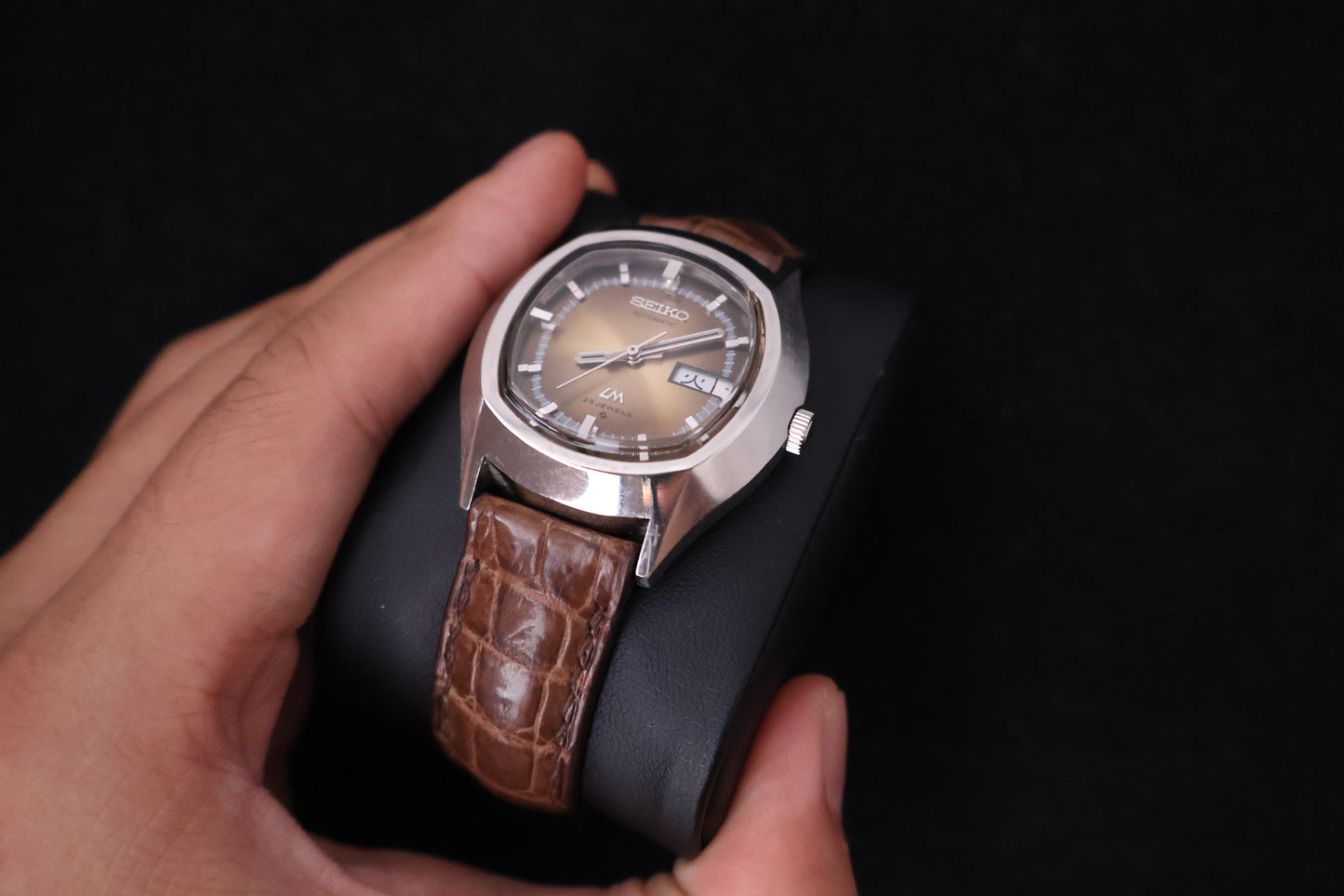 (SERVICED) Rare Vintage 1973 Seiko Lord Matic 23 Jewels 5606-5140