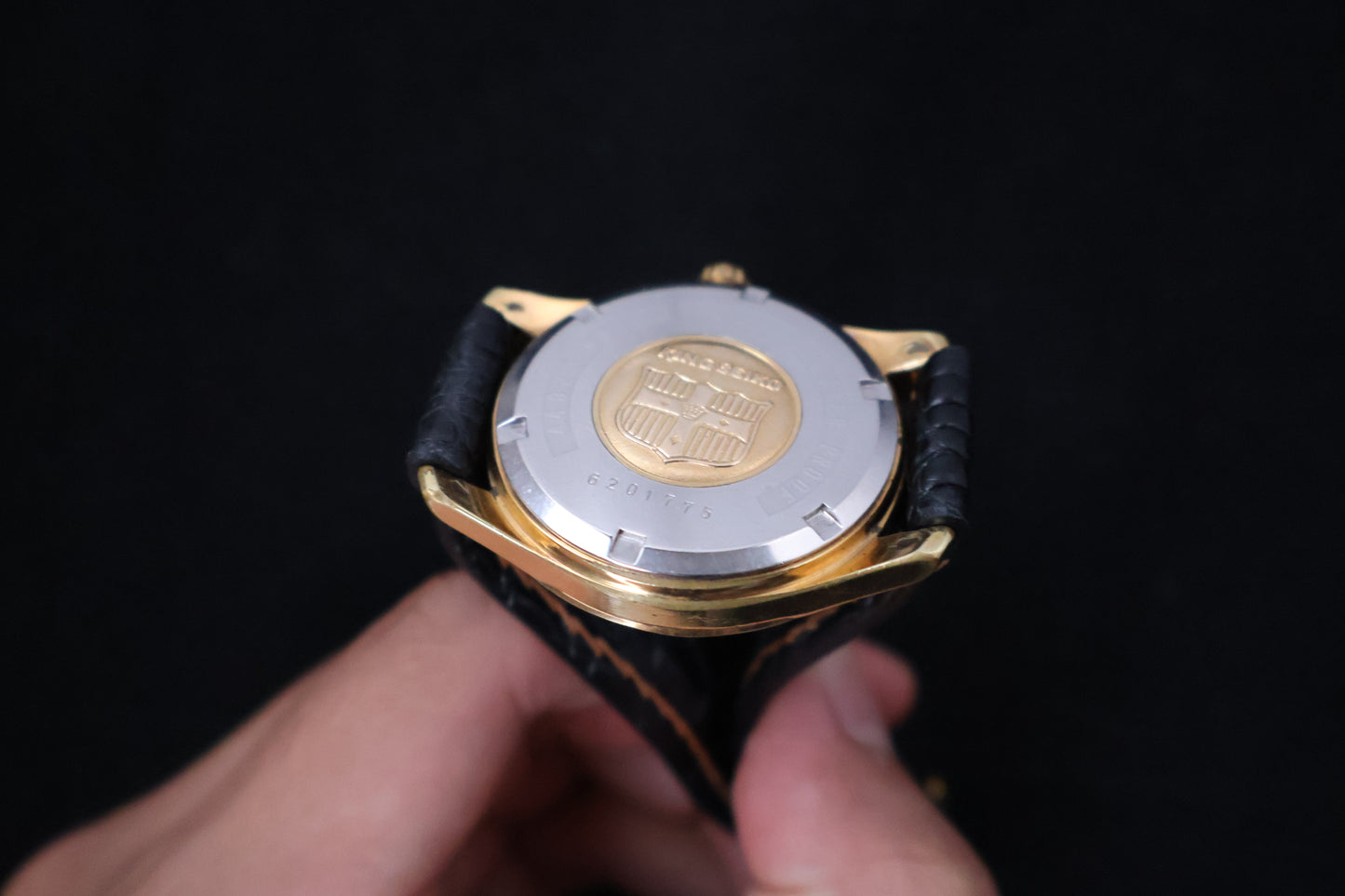 (SERVICED) Rare Vintage 1966 King Seiko 44KS Shield Medallion 25 Jewels 4402-8000